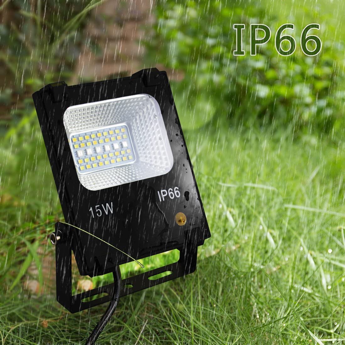 15W LED Floodlight Outdoor/Indoor Colour Changing Flood Lights with Remote Control