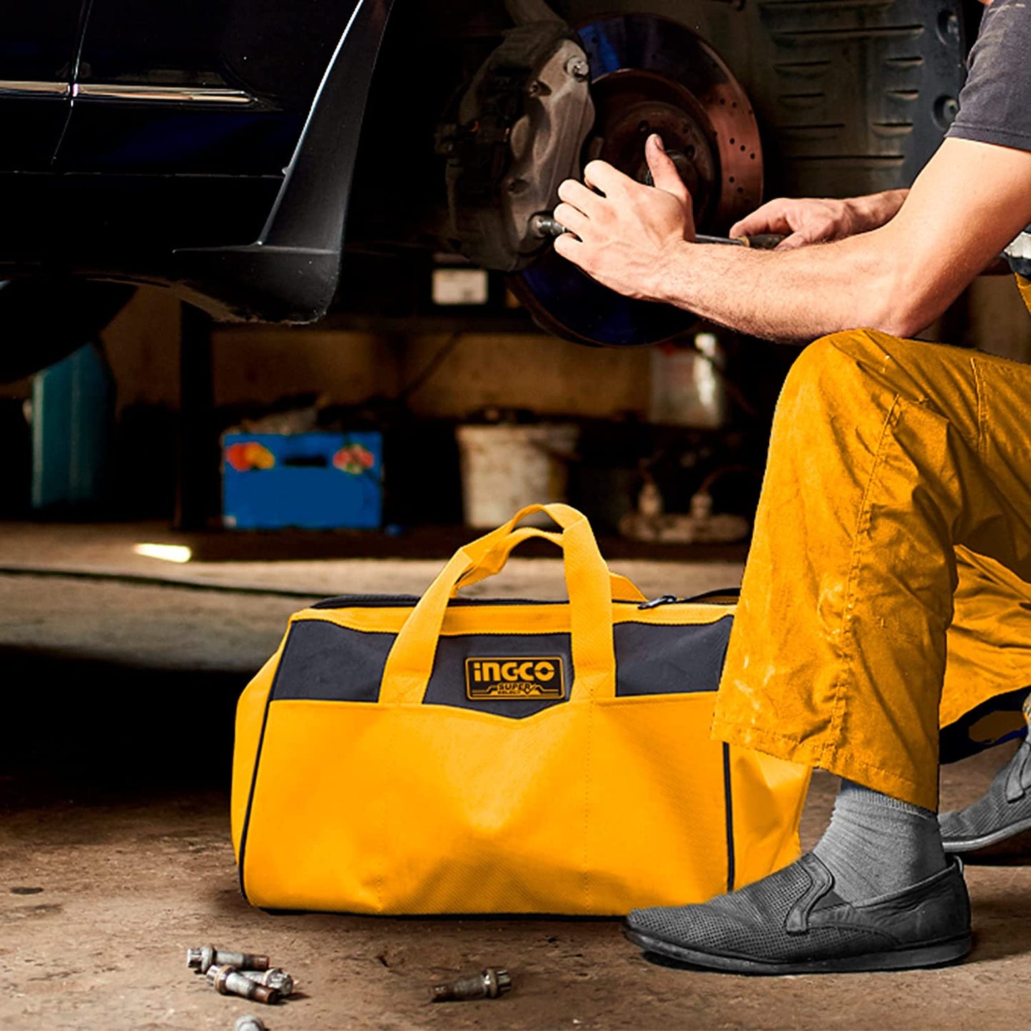 16 Inch Tool Bag Organizer with Wide Mouth Water-proof Multi-use Tool Tote Bag FREE SHIPPING