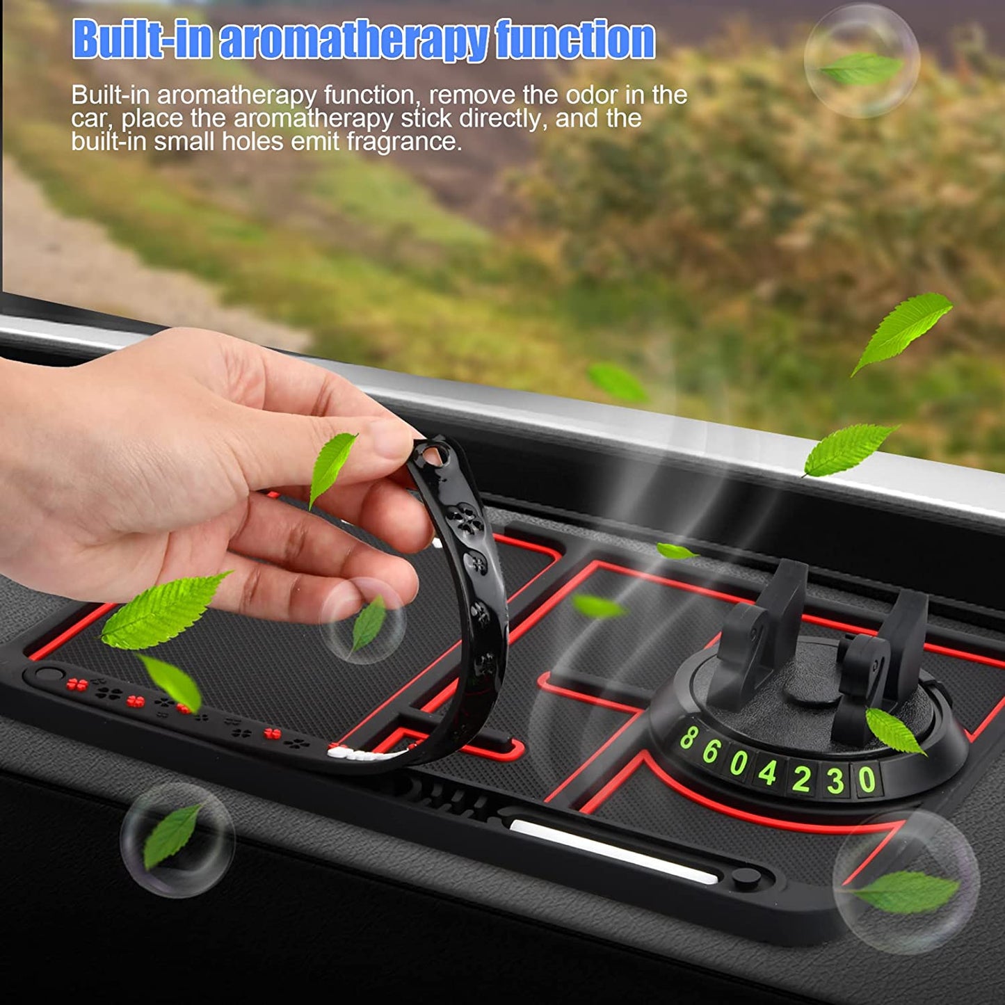4 In 1 Car Dashboard Mat Anti Slip Car Phone