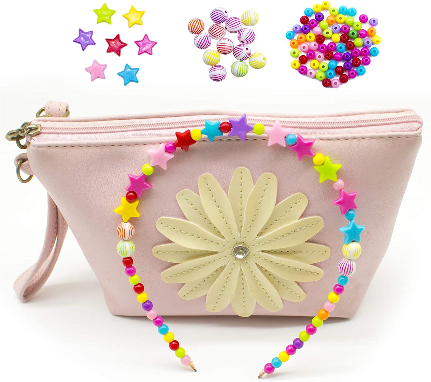 DIY Beads for Jewellery Bracelet Necklaces String Making Kit Gift For Kids Teens