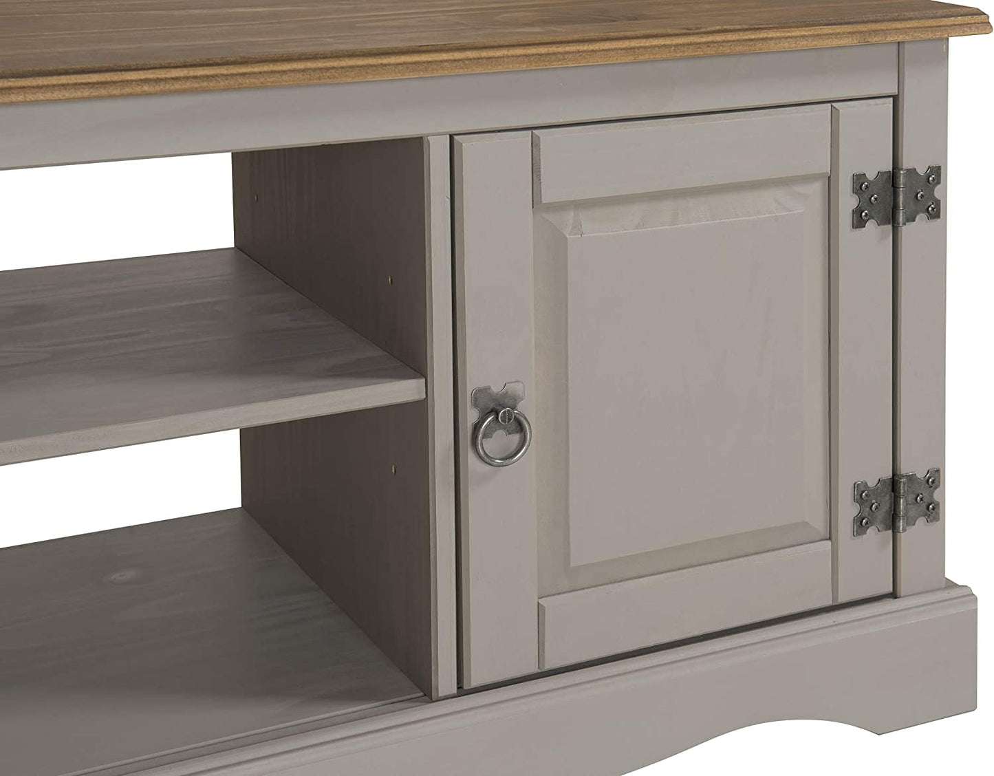 Corona Grey Wax 2 Door TV Stand Unit FREE SHIPPING