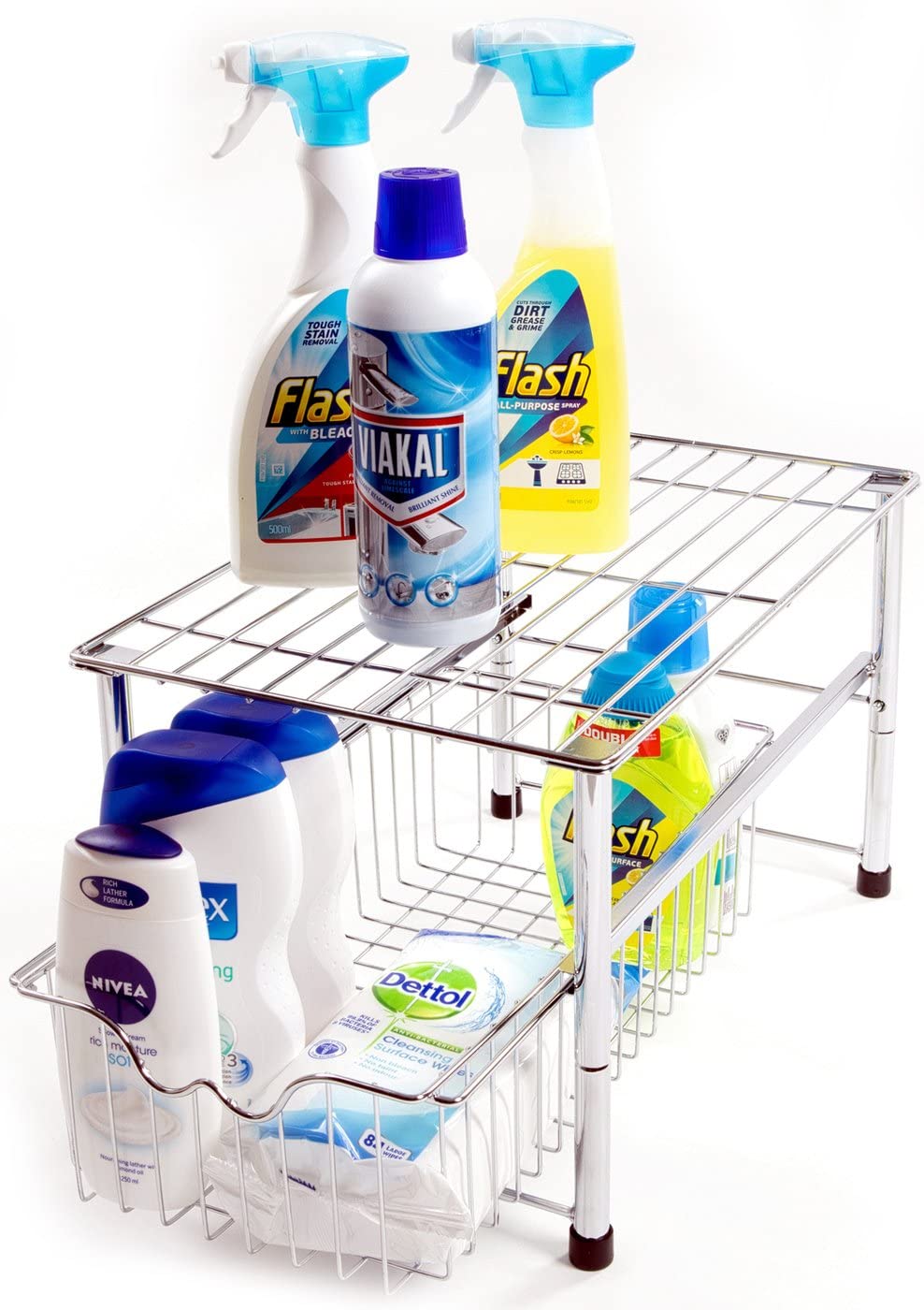💥SALE💥Under Sink Storage Kitchen Cupboard Organizer with Sliding Basket Drawer
