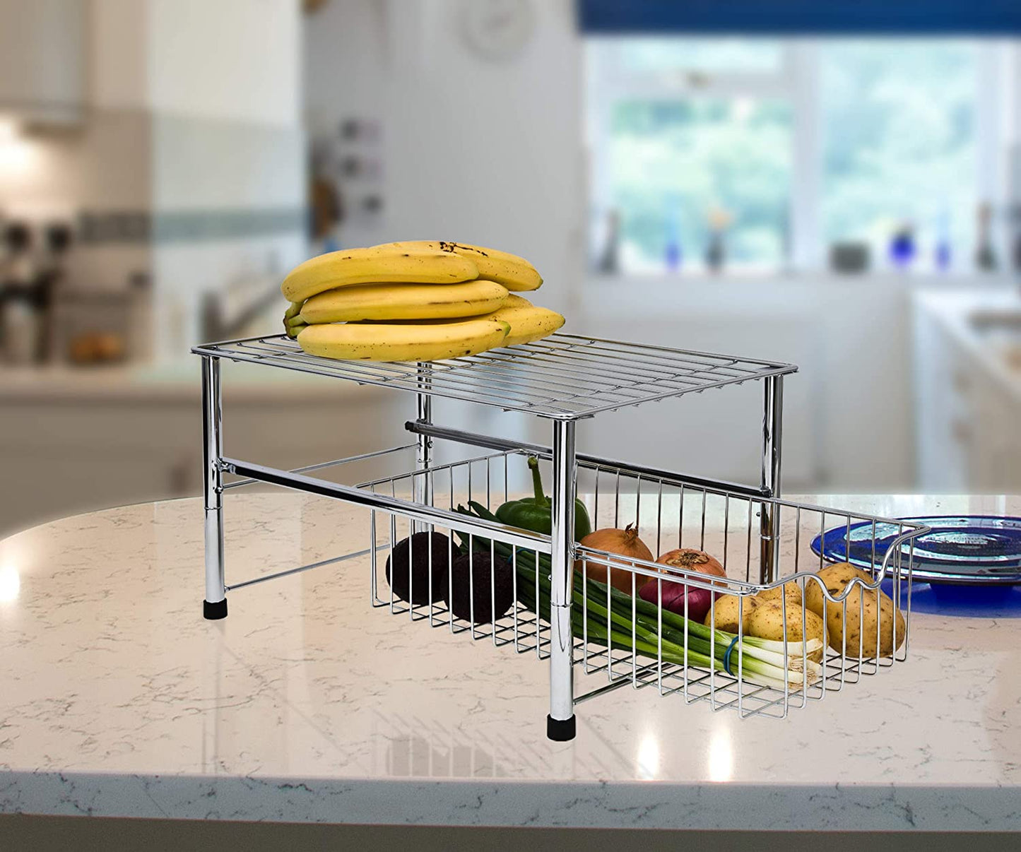 💥SALE💥Under Sink Storage Kitchen Cupboard Organizer with Sliding Basket Drawer