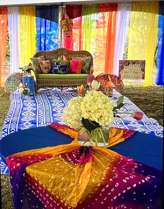 💥SALE💥 6 Pcs Rainbow Sheer Window Panel Colorful Backdrop Bright Curtains Set for Playroom