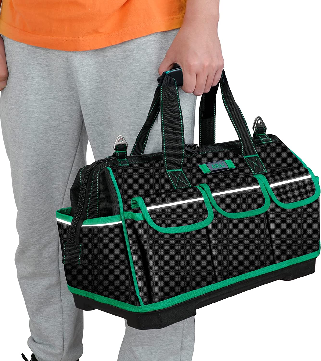 NEW! 16 Inch Tool Bag with Night Reflector Strip Tool Storage Bag