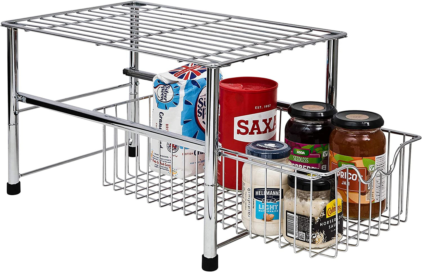 💥SALE💥Under Sink Storage Kitchen Cupboard Organizer with Sliding Basket Drawer