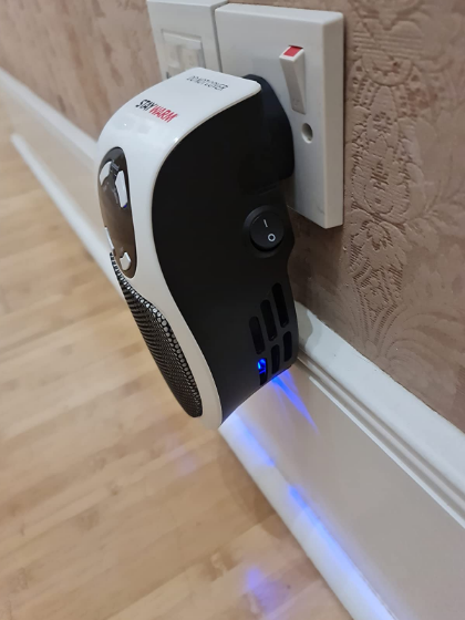 500w Plugin Local (2m2) Power Heater / 2 Fan Speeds