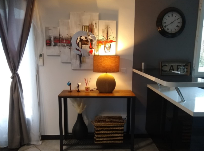 Console Table, Narrow Hallway Table with Metal Frame Storage Style Industrial, Rustic Brown