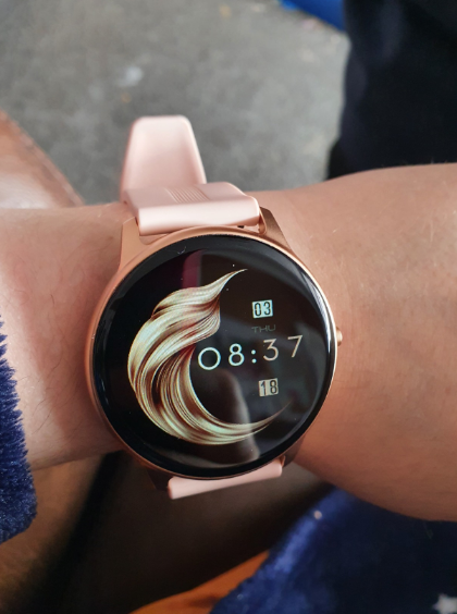 Smart Watch for Women, Touch Fitness w/ Health Tracking, Waterproof Outdoor Sports