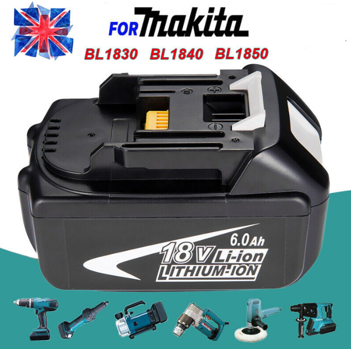 18V 6.0 Ah BL1860 Battery For Makita BL1830 LXT Li-ion BL1850 Cordless Power UK