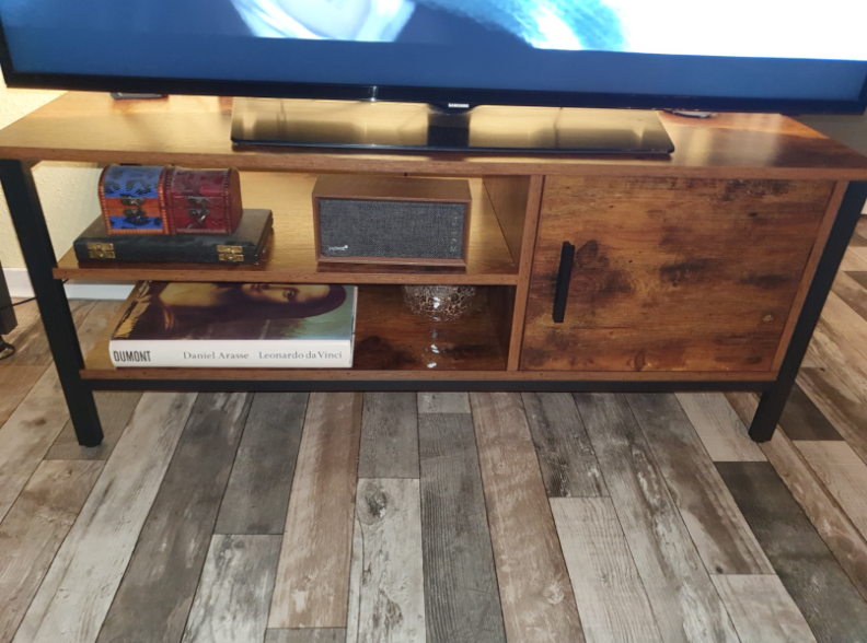 💥SALE💥TV Stand Cabinet for TVs up to 48", TV Table & Low board w/ Cabinet & 2 Shelves