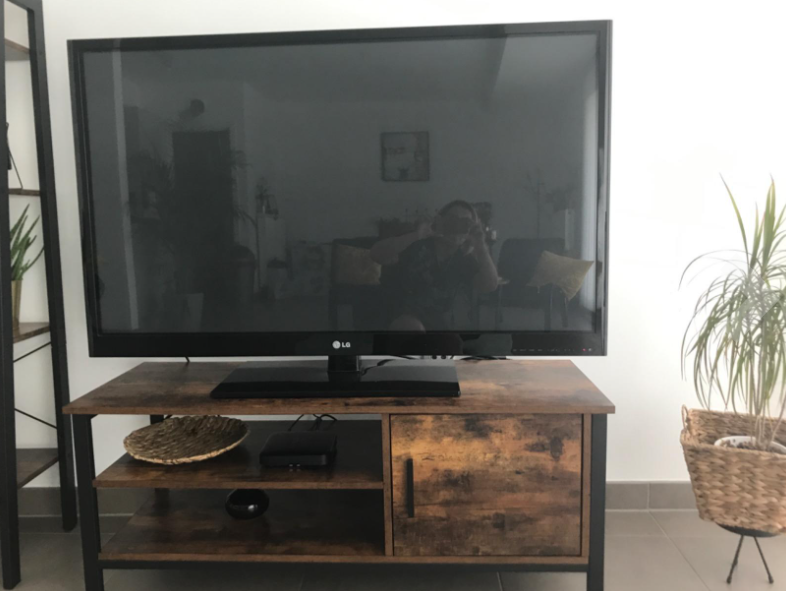 💥SALE💥TV Stand Cabinet for TVs up to 48", TV Table & Low board w/ Cabinet & 2 Shelves