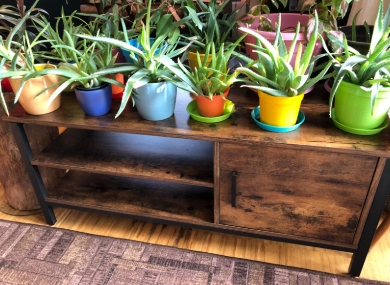 💥SALE💥TV Stand Cabinet for TVs up to 48", TV Table & Low board w/ Cabinet & 2 Shelves