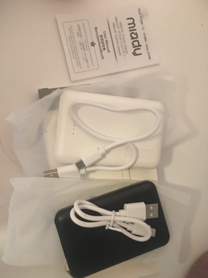 【2-Pack】 5000mAh Ultra Slim Portable Charger Power bank, 2.4A USB High-Speed