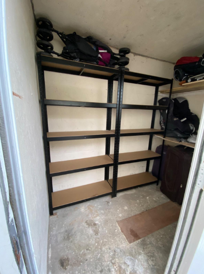 2PCS Heavy Duty 5 Tier Garage Shelving Units Metal Storage Shelves175KG Per Shelf, Black