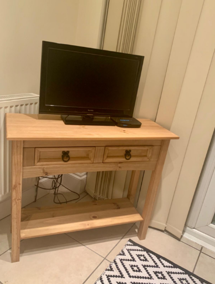 Corona 2-Drawer Console Table - Pine