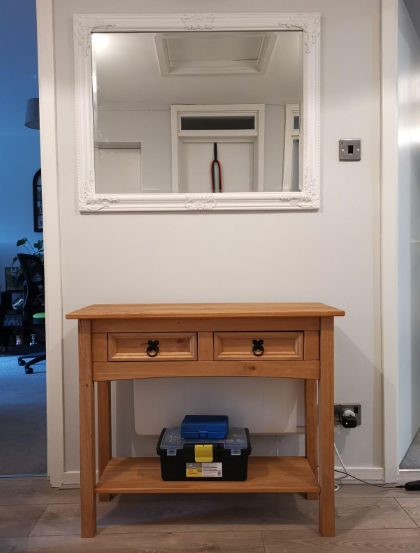 Corona 2-Drawer Console Table - Pine