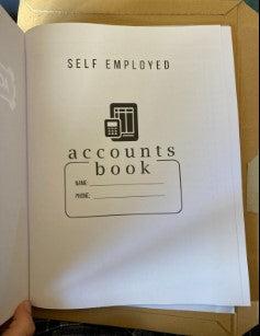 Accounts book: Accounting book self employed | Income and expense log book |FREE SHIPPING