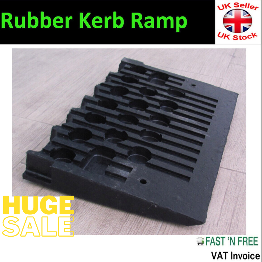 HEAVY DUTY Rubber KERB RAMPS Access Ramp Threshold Mobility Wheelchair 500x52mm
