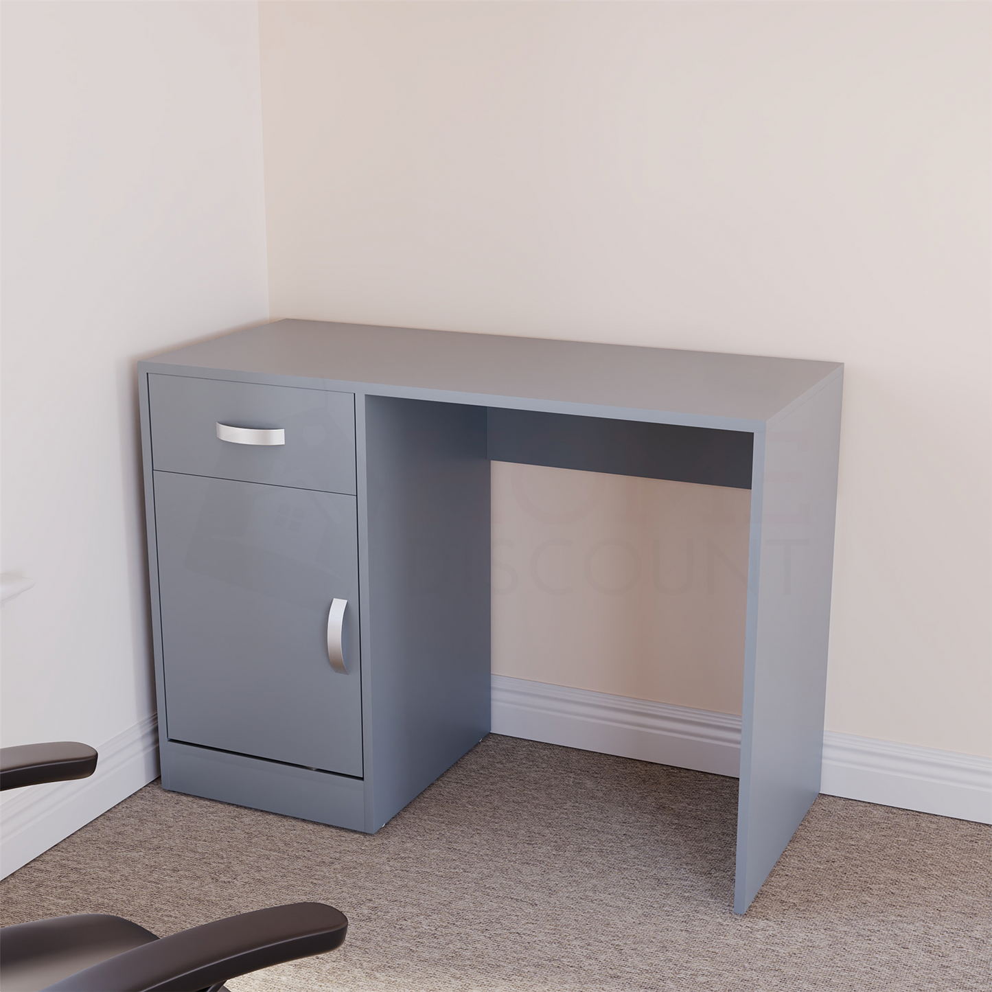 NEW Computer Desk PC Laptop Table 1 Door 1 Drawer Home Office Work Study Workstation