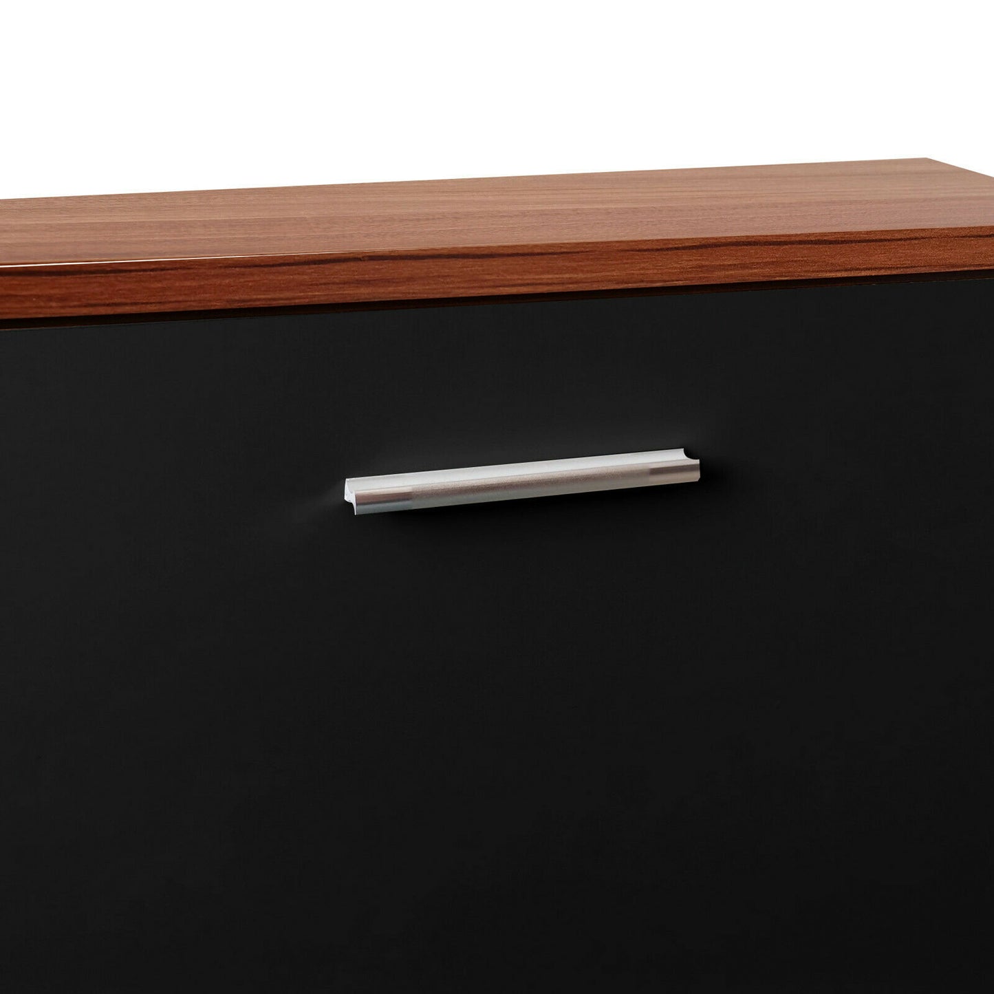 Shoe Rack Storage Cabinet Wooden Stand Cupboard Unit 2 Drawer Organizer