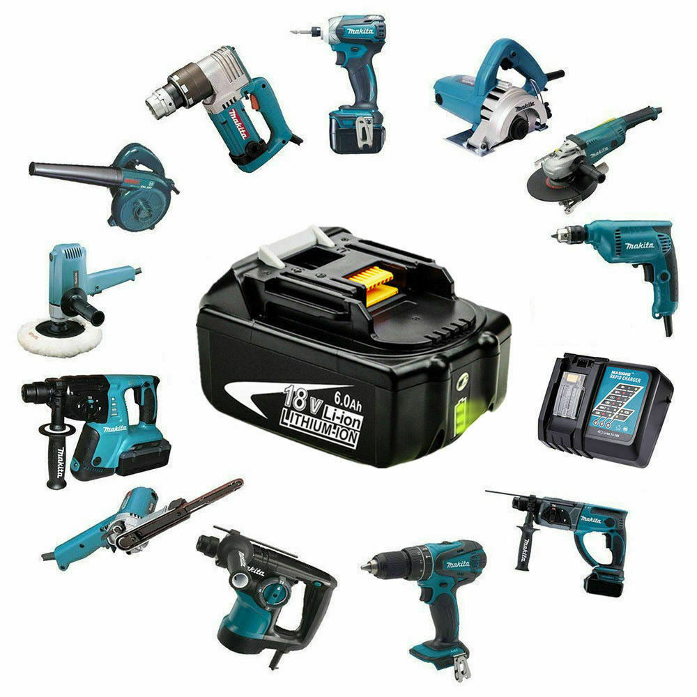 18V 6.0 Ah BL1860 Battery For Makita BL1830 LXT Li-ion BL1850 Cordless Power UK