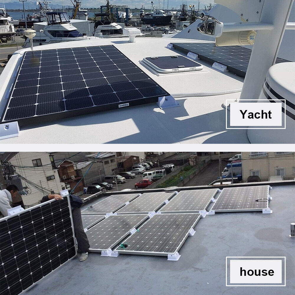 100W 200W 300W Solar Panel Kit with Mounting Brackets for RV Campervan Caravan