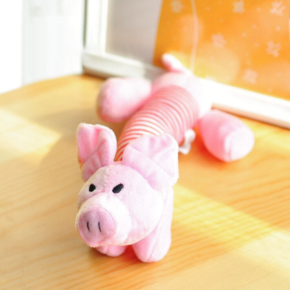 3 Pcs Pet Dogs Chew Toy Cute Squeaker Squeaky Soft Plush Sound Play Puppy Teeth Toys