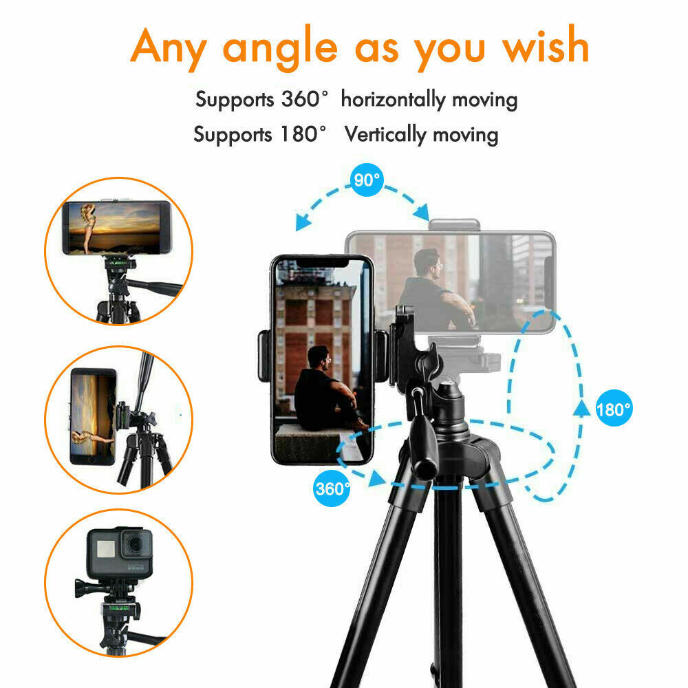 Stretchable Tripod Stand & Remote For iPhone 12 Samsung Sony Digital Camera UK