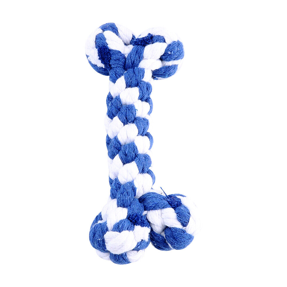 15 Pcs Tough Dog Toys Bundle Chew Rope Knot Ball Squeakers Pet Puppy Teething
