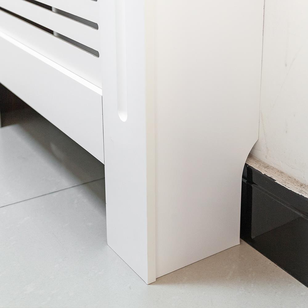 💥SALE💥XL Radiator Cover White Horizontal Cabinet Bookcases Shelving Storage Clearance