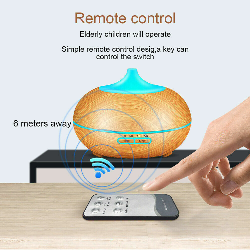 3 in 1 Essential Oil Aroma Diffuser Mist Humidifier Air Purifier Ultrasonic LED