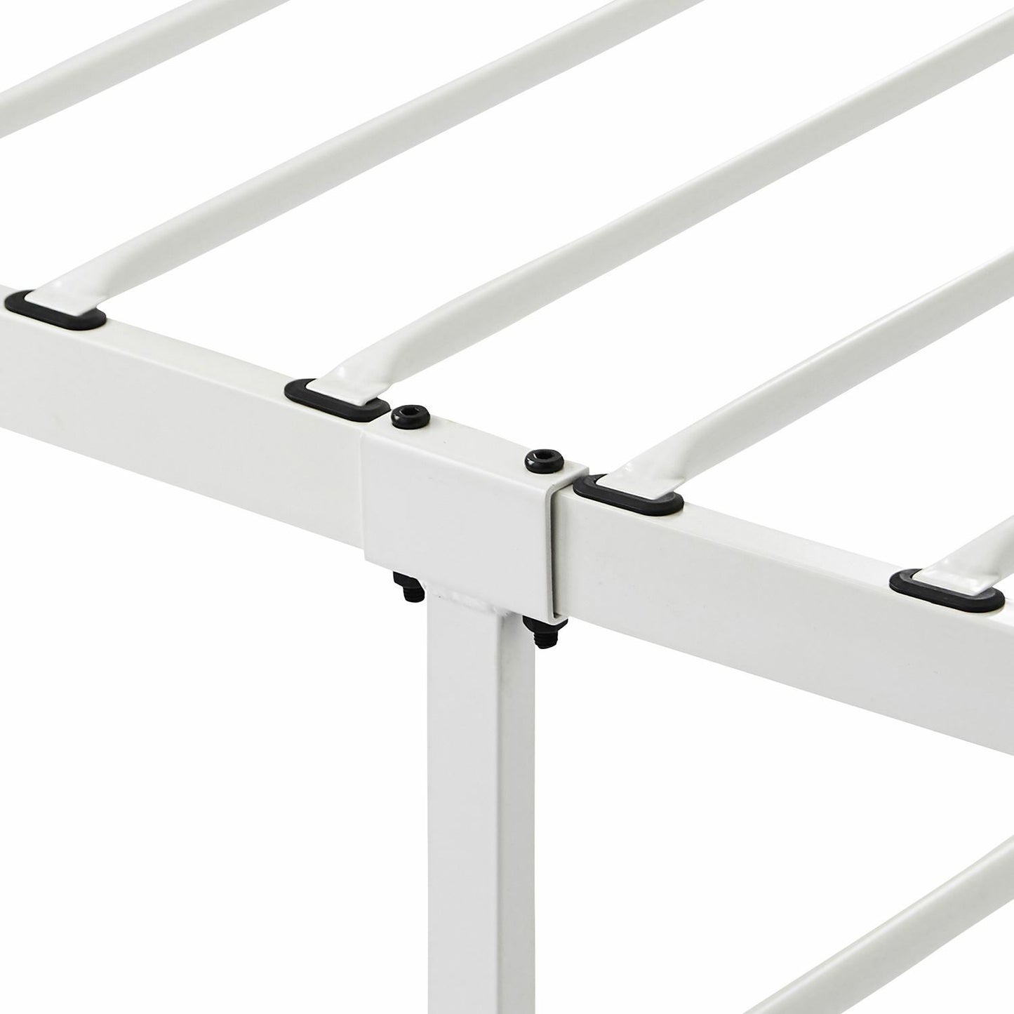 💥SALE💥3FT Single Round Metal Bed Frame White Kid Adult Bedroom Furniture