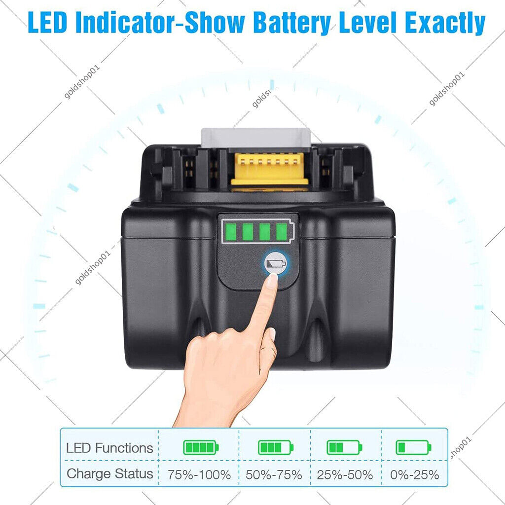 For Makita DHP482Z 18v LXT Li-Ion Cordless 2-Speed Combi Drill LED