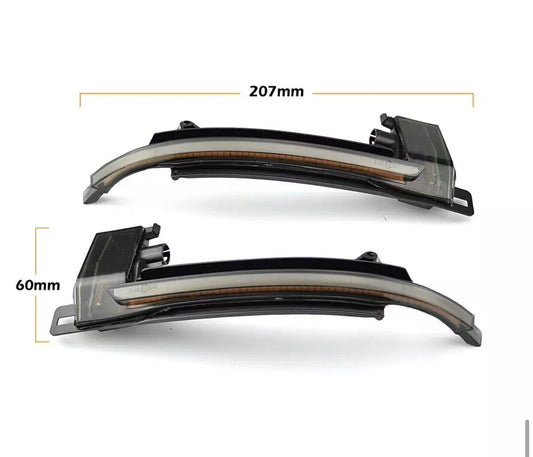 For Audi A3 8P A4 B8 A5 2x Dynamic LED Wing Mirror Turn Signal Indicator Light FREE SHIPPING