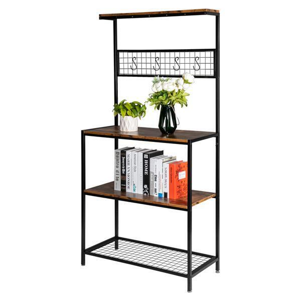 INDUSTRIAL KITCHEN STORAGE BAKER'S Rack Microwave Oven Stand Utility Shelving