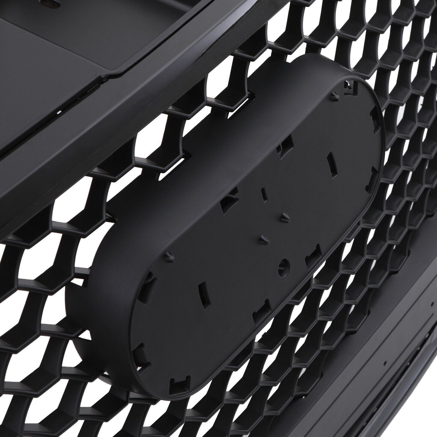 RS STYLE BLACK DEBADGED BADGELESS SPORT MESH GRILL GRILLE FOR AUDI A3 8P 09-11
