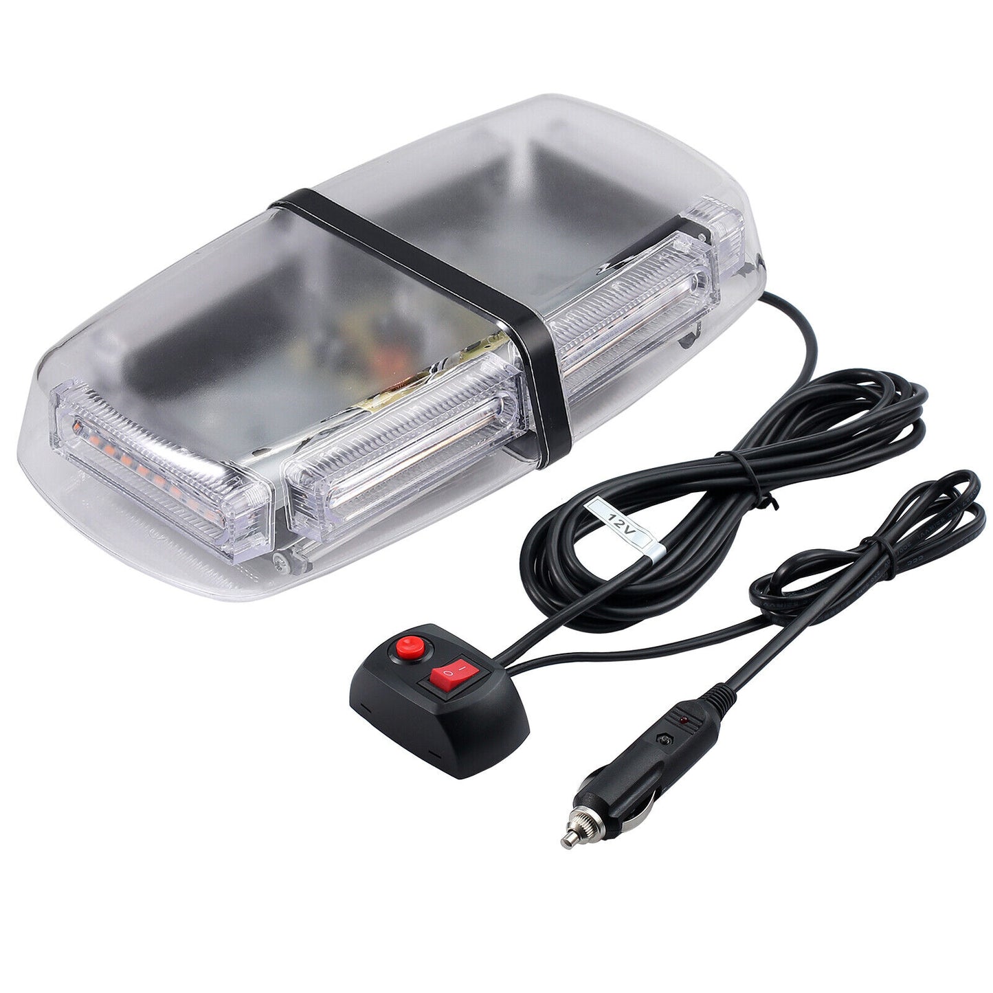 54 LED Car Roof Recovery Light Bar Amber Warning Strobe Flashing Magnetic Beacon FREE SHIPPING
