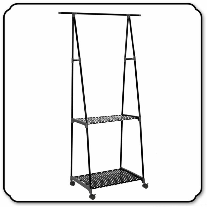 Clothes Rail Rack Garment Dress Hanging Display Stand Shoe Rack Storage Shelf FREE SHIPPING