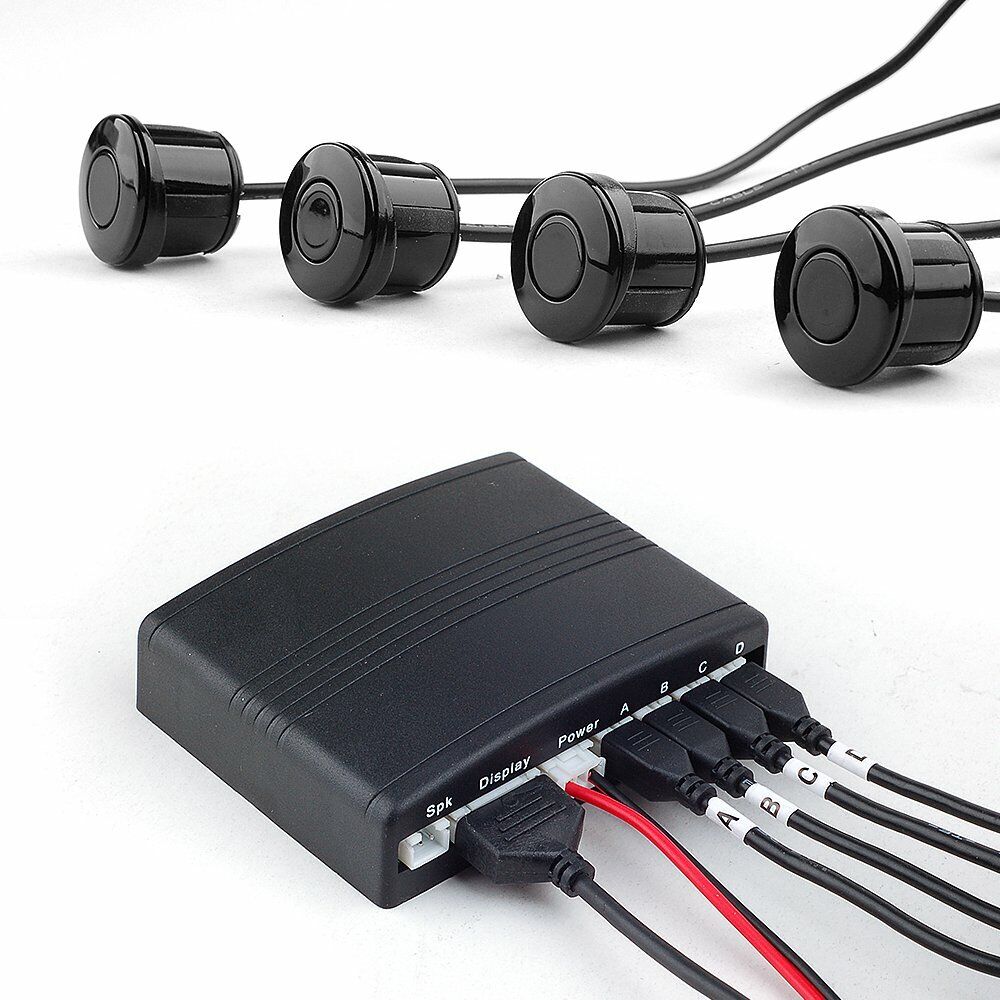 Car Rear Reversing Reverse Parking LED Display Sensor Kit Audio Buzzer Alarm FREE SHIPPING