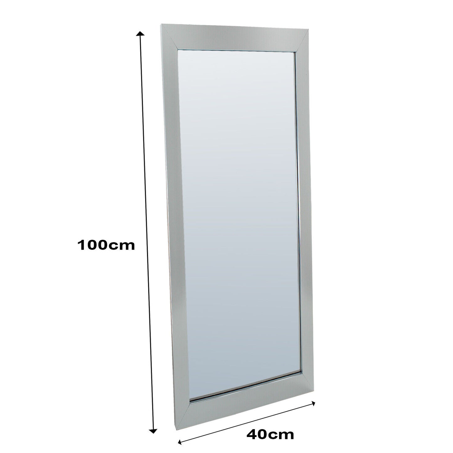 💥SALE💥Silver Long Wall Mounted Bathroom Bedroom Hallway Living Room Mirror Full Length