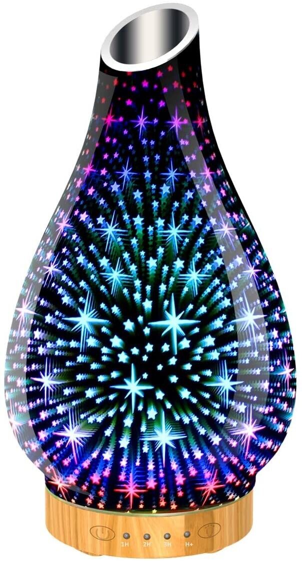 3D Firework Humidifier Night Lamp Ultrasonic Essential Oil Diffuser Aromatherapy