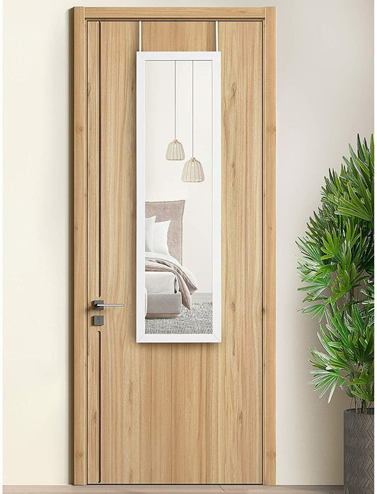 š„SALEš„Over the Door Full Length Mirror Black or White Hanging Bedroom Wardrobe Workout