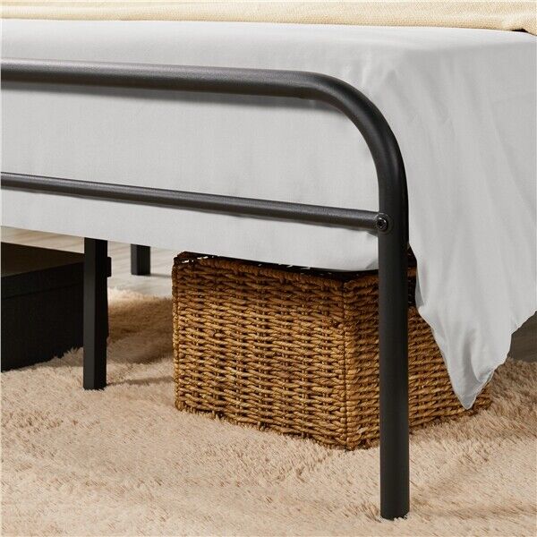 💥SALE💥Double Bed Frame 4ft6 Metal Platform Mattress Foundation Base with Slat Support
