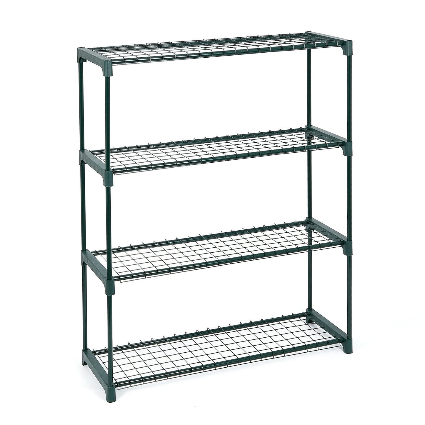 2 Pcs LARGE 4 TIER GARDEN STAND SHELVING RACK RACKING DISPLAY FLOWERS GREENHOUSE PLANT