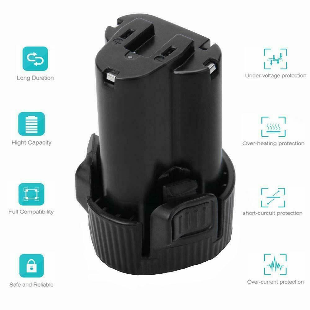 2Pack 10.8V 4.6Ah for Makita BL1013 Li-ion Battery BL1014 194550-6 194551 LCT203