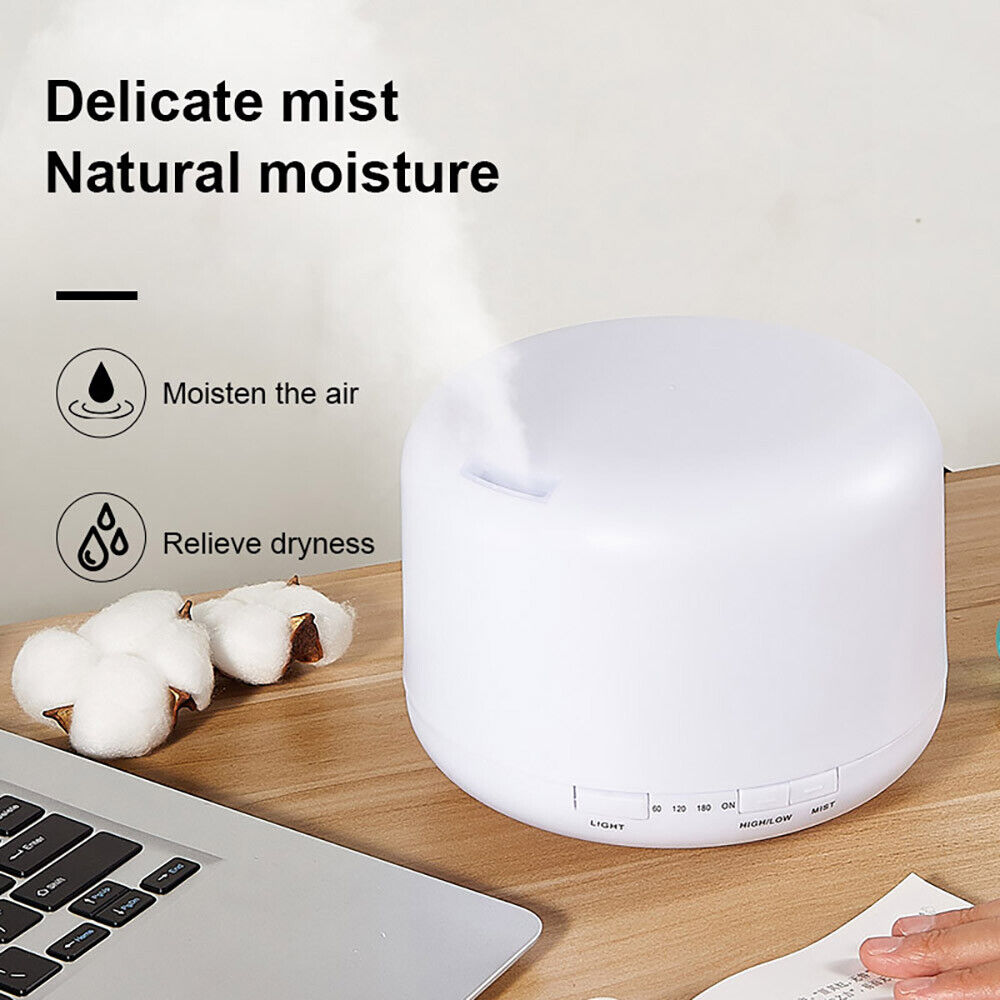 Essential Aroma LED Oil Diffuser Ultrasonic Aromatherapy Air Humidifier Purifier