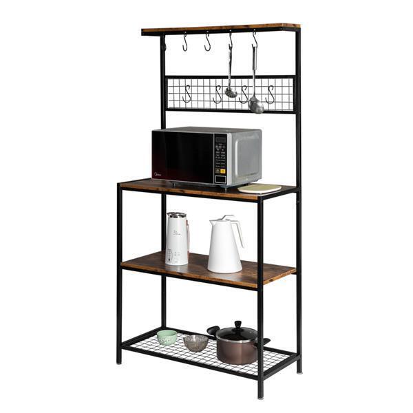 INDUSTRIAL KITCHEN STORAGE BAKER'S Rack Microwave Oven Stand Utility Shelving