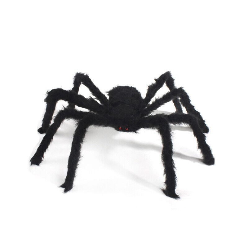 200CM(6.6FT) Hairy Giant Spider Halloween Prop Indoor/Outdoor Decor