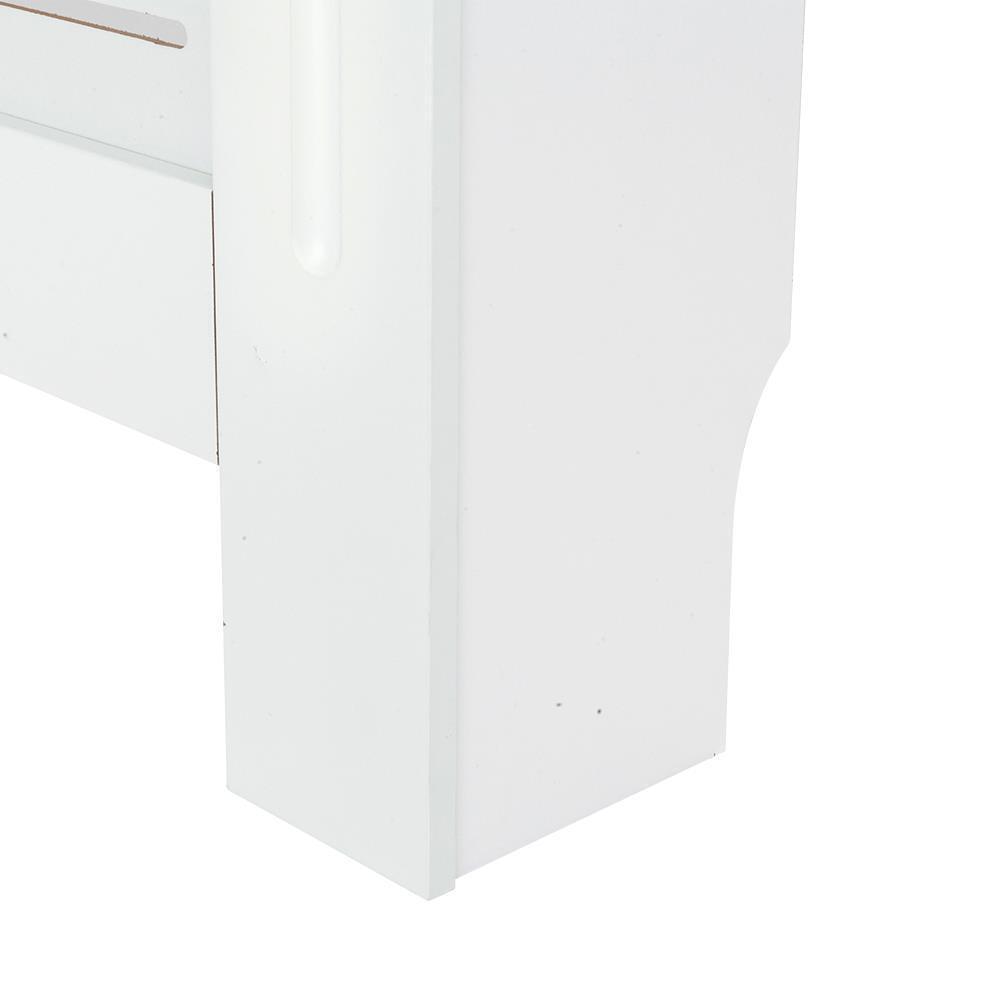 💥SALE💥XL Radiator Cover White Horizontal Cabinet Bookcases Shelving Storage Clearance